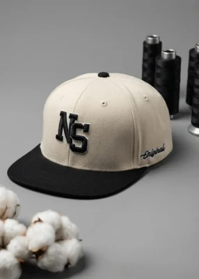 Nón Snapback Kaki Đứng Form NS 148 Nâu Đen