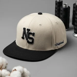 Nón Snapback Kaki Đứng Form NS 148 Nâu Đen