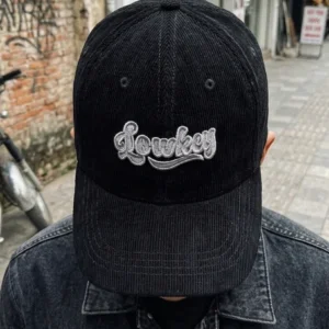 Nón Baseball Cap Corduroy Bền Bỉ NS 151 Đen